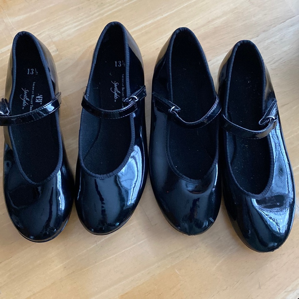 2 pairs American Ballet Theater Tap shoes size 13 and 13.5